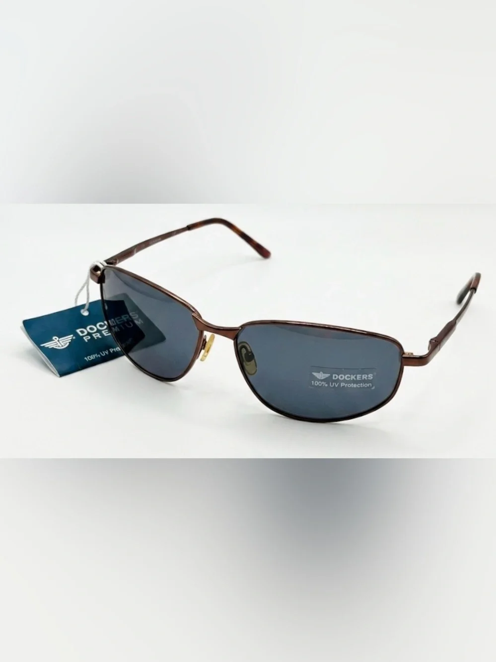 Dockers Premium Sunglasses |100% UV Protection | Unisex Slim Matrix-Inspired NWT